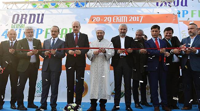 Başkan Erbaş, ‘Ordu da Kitap Fuarı’nın açılışına katıldı