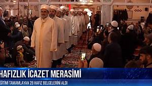 Bolu da Hafızlık İcazet Merasimi