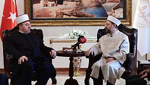  Kosova İslam Birliği Başkanından Diyanet'e ziyaret
