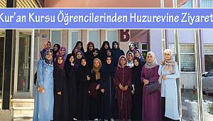 Kur’an Kursu Öğrencilerinden Huzurevine Ziyaret