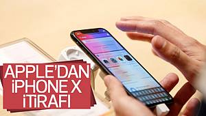 Apple'dan iPhone X itirafı