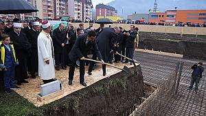 Bosna Ahi Evran-ı Veli Kırşehir Camisi'nin temeli atıldı