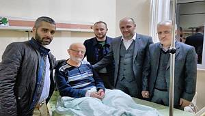 GÜNHAFDER, Necati Hutoğlu Hocayı Hastanede ziyaret etti
