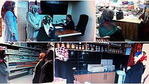 Vaize Hanımlardan Hanım Esnafa Ziyaret