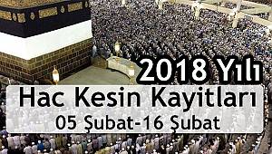 2018 Yılı Hac Kesin Kayıtları Başladı