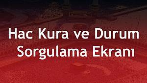 2018 Yılı Hac Kura ve Durum Sorgulama Ekranı