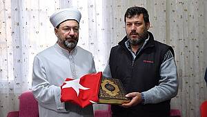 Erbaş’tan şehit Fatma Avlar’ın ailesine taziye