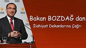 Bakan BOZDAĞ dan İlahiyat Dekanlarına Çağrı