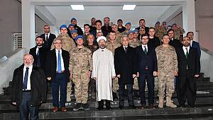 Başkan Erbaş dan,JÖH Tabur Komutanlığına ziyaret