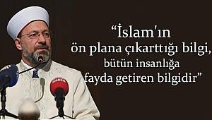 Başkanı Erbaş, üniversite öğrencilerine konferans verdi