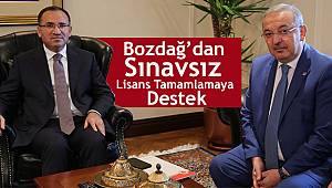 Genel Başkan BAYRAKTUTAR dan Bakan BOZDAĞ'a Ziyaret
