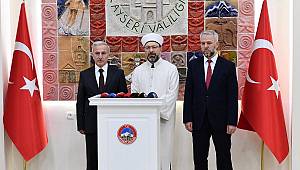Diyanet İşleri Başkanı Prof. Dr. Ali Erbaş Kayseri’de