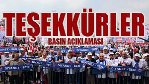 Diyanet-Sen den Açıklama