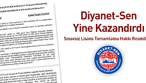 Sınavsız Lisans Tamamlama Hakkı Resmileştİ