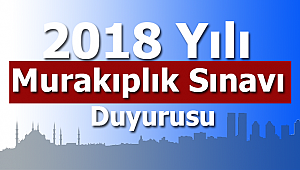 2018 Yılı Murakıplık Sınavı Duyurusu