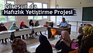 Giresun da Hafızlık Yetiştirme Projesi
