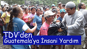 TDV den Guatemala’ya İnsani yardım