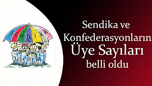 Sendikaların Üye Sayıları belli oldu