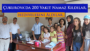 200 Vakit Namaz Kıldılar,Hediyelerini Aldılar