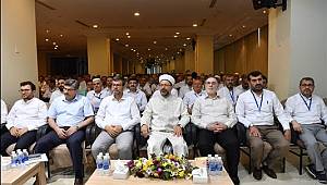 Başkan Erbaş, kafile başkanlarıyla bir araya geldi