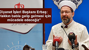 Erbaş, "İlahiyat Akademi Yaz Kampı"nın kapanış programına katıldı.