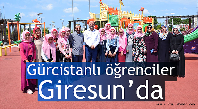 Giresun da Gürcistanlı öğrenciler dini öğreniyor
