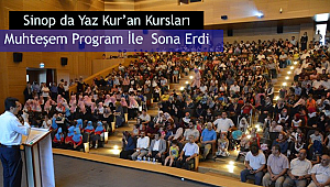 Sinop da Yaz Kur’an Kursları Sona Erdi