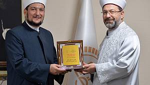 Erbaş, Irak Fıkıh Akademisi Başkanını kabul etti