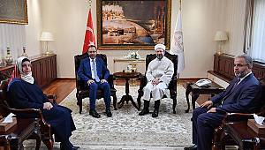 Bakan Kasapoğlu'ndan Başkan Erbaş'a ziyaret