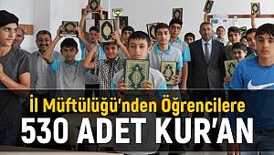Iğdır Müftülüğünden Öğrencilere 530 Adet Kur'an