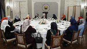 Emine Erdoğan,müftü eşlerini ağırladı