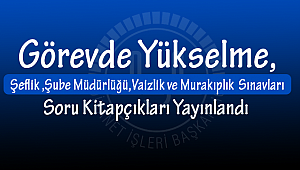 Soru Kitapçıkları yayınlandı