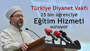 TDV 25 Bin Örenciye Eğitm Hizmeti Sunuyor