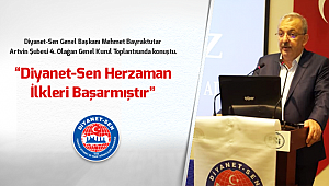 Artvin Diyanet-Sen ÖZAYDIN la devam kararı aldı