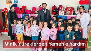 Minik yüreklerden Yemen'e Yardım
