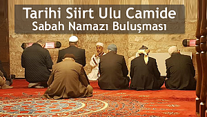 Tarihi Ulu Camide "Sabah Namazı Buluşması"