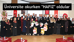 Üniversite okurken Hafız oldular