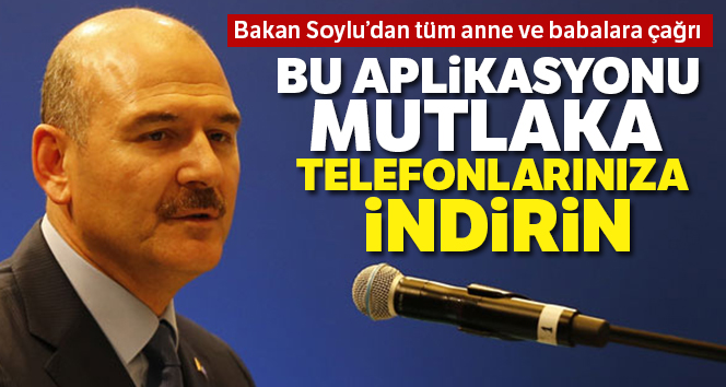 Bakan Soylu: 'Uyuma' isimli aplikasyonla vatandaşlar uyuşturucu ile ilgili durumları bildirebilecek'