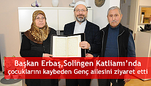 Başkan Erbaşdan Genç Ailesine Ziyaret