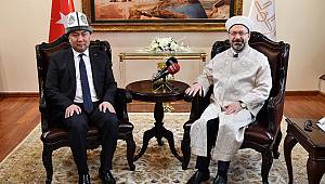 Başkan Erbaş, Kırgızistan heyetini kabul etti