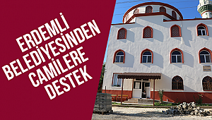 Erdemli Belediyesinden Camilere Destek