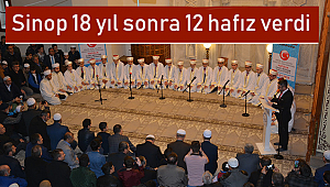 Sinop da 18 yıl sonra gelen mutluluk