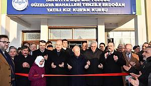 Tenzile Erdoğan Yatılı Kız Kur’an Kursu dualarla açıldı