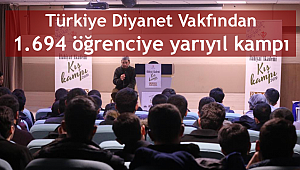 Türkiye Diyanet Vakfından 1.694 öğrenciye yarıyıl kampı