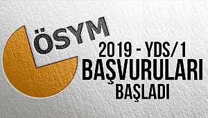 YDS/1 başvuruları başladı