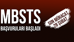 MBSTS Başvuruları Başladı