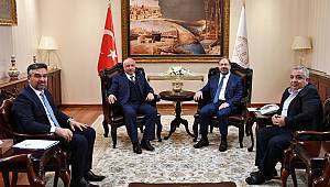 Rektör Durmuş'tan Başkan Erbaş'a ziyaret