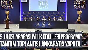 5. Uluslararası İyilik Ödülleri Programı