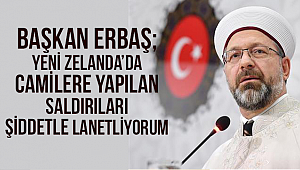 Başkan ERBAŞ dan Kınama