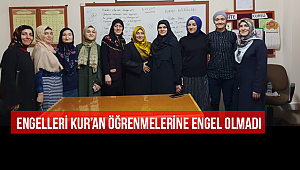 Engelleri Kur’an öğrenmelerine engel olmadı